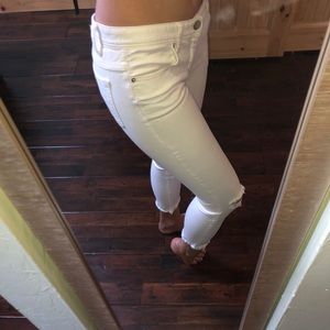 Free People White Jeans